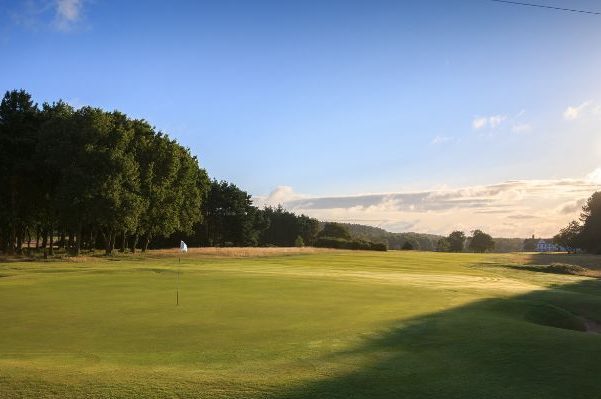 The first green at Hollinwell. The venue Your Golf Marketing helped with lead generation