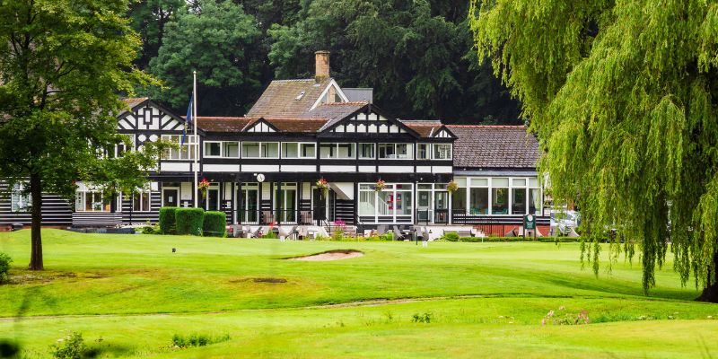 Worsley Park Golf clubhouse, Manchester. The most popular UK golf city
