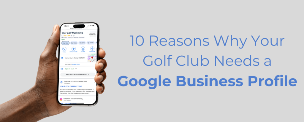 Your Golf Marketing Google Business Profile