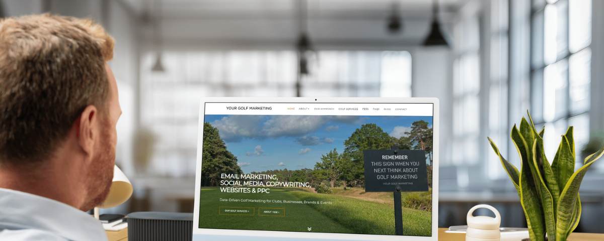 Golf Club working on their SEO Strategy